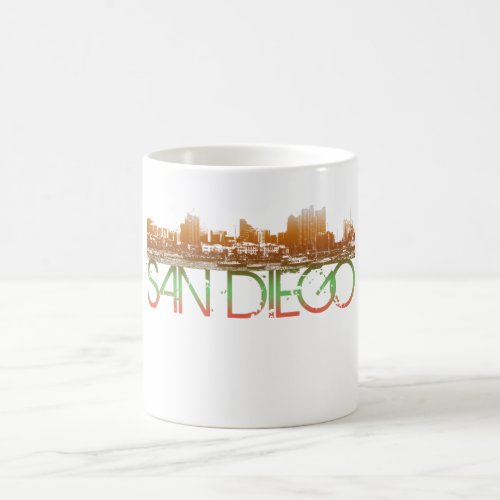 San Diego Skyline Design Coffee Mug