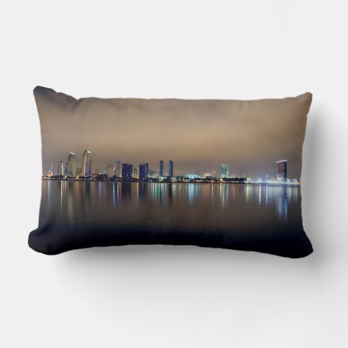 San Diego Skyline Pillow Two Different Pictures