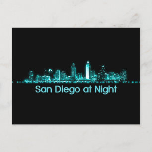 San Diego Skyline Postcard