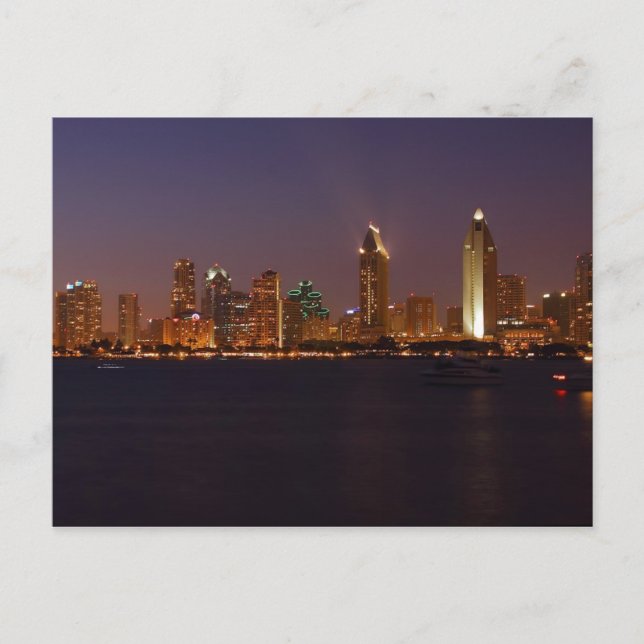 San Diego Skyline Postcard (Front)