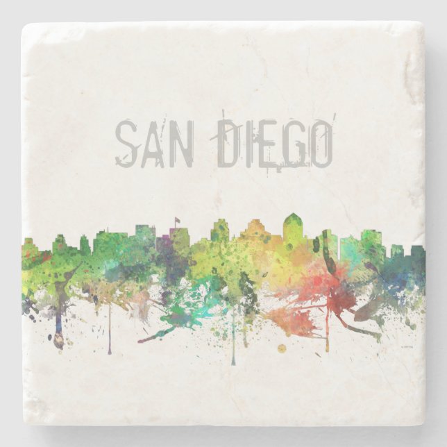SAN DIEGO SKYLINE SP - STONE COASTER (Front)
