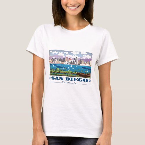 San Diego Skyline T_Shirt