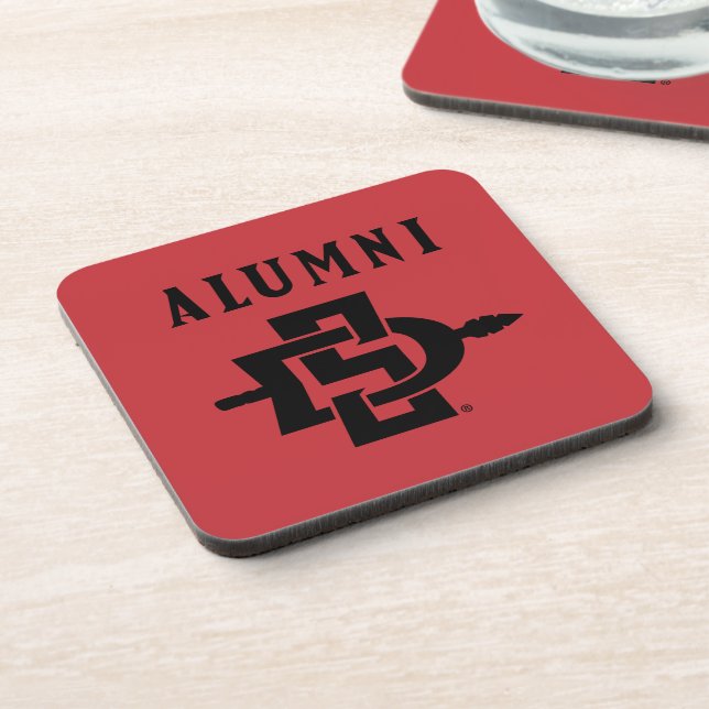 San Diego State Alumni Beverage Coaster (Left Side)