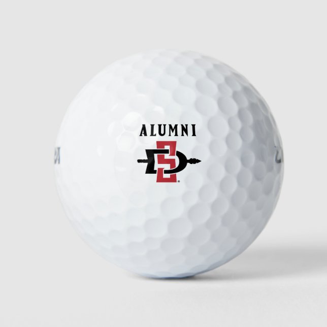 San Diego State Alumni Golf Balls (Front)