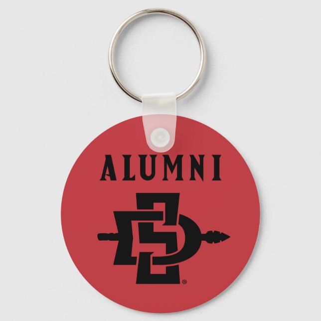 San Diego State Alumni Keychain (Front)