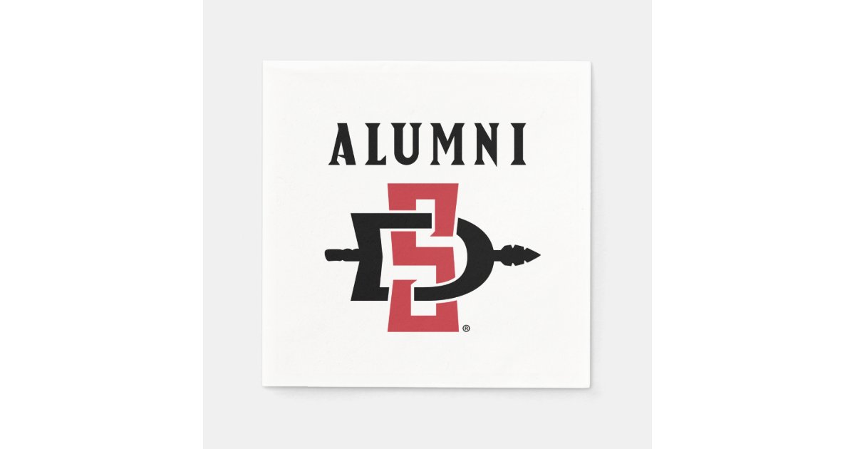 San Diego State Alumni Napkins Zazzle