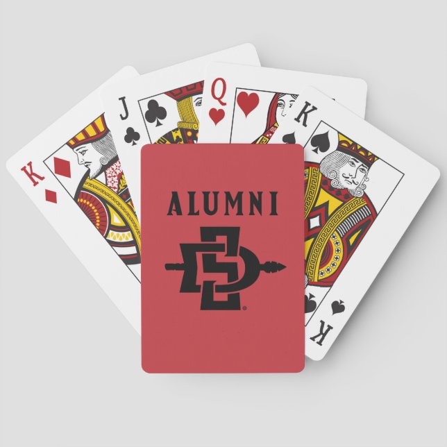 San Diego State Alumni Poker Cards (Back)