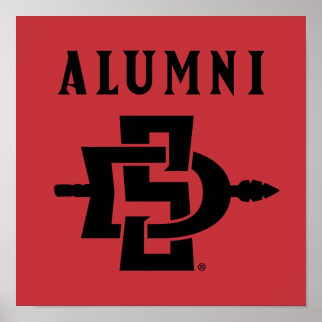 San Diego State Alumni Poster (Front)