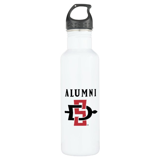 San Diego State Alumni Stainless Steel Water Bottle (Front)