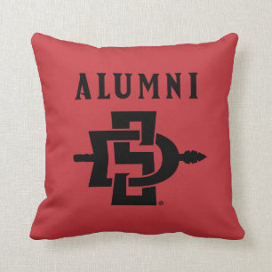 San Diego State Alumni Throw Pillow