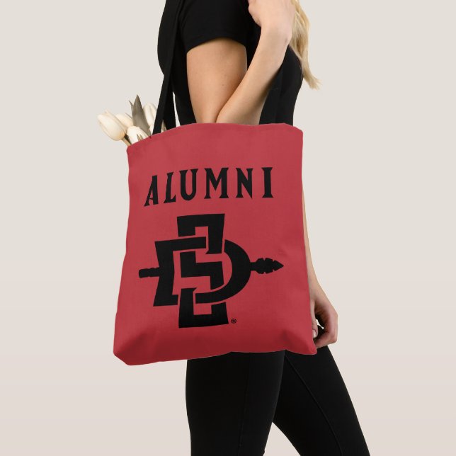 San Diego State Alumni Tote Bag (Close Up)