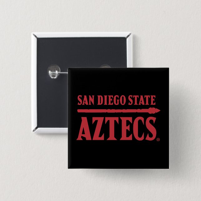San Diego State Aztecs Button (Front & Back)