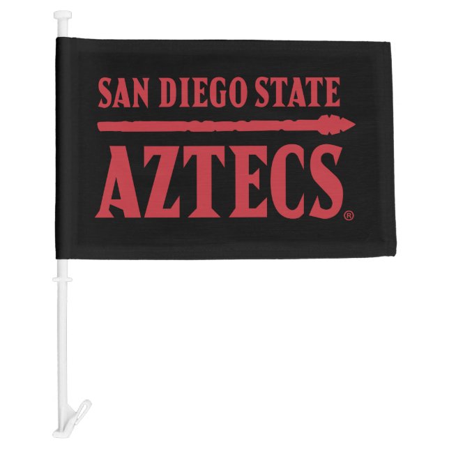 San Diego State Aztecs Car Flag (Front)