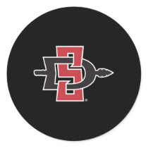San Diego State Aztecs Icon Classic Round Sticker