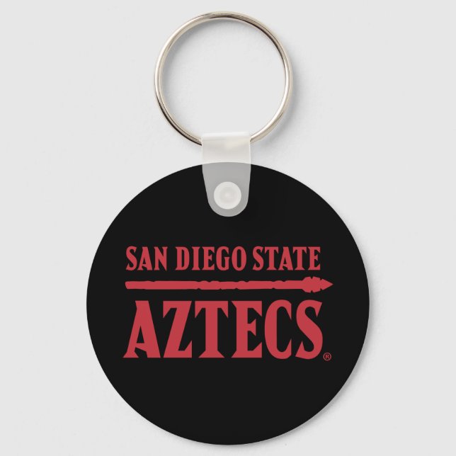 San Diego State Aztecs Keychain (Front)