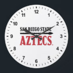 San Diego State Aztecs Large Clock<br><div class="desc">Check out these San Diego State designs! Show off your Aztec pride with these new University products. These make the perfect gifts for the San Diego student, alumni, family, friend or fan in your life. All of these Zazzle products are customizable with your name, class year, or club. Go SDSU!...</div>