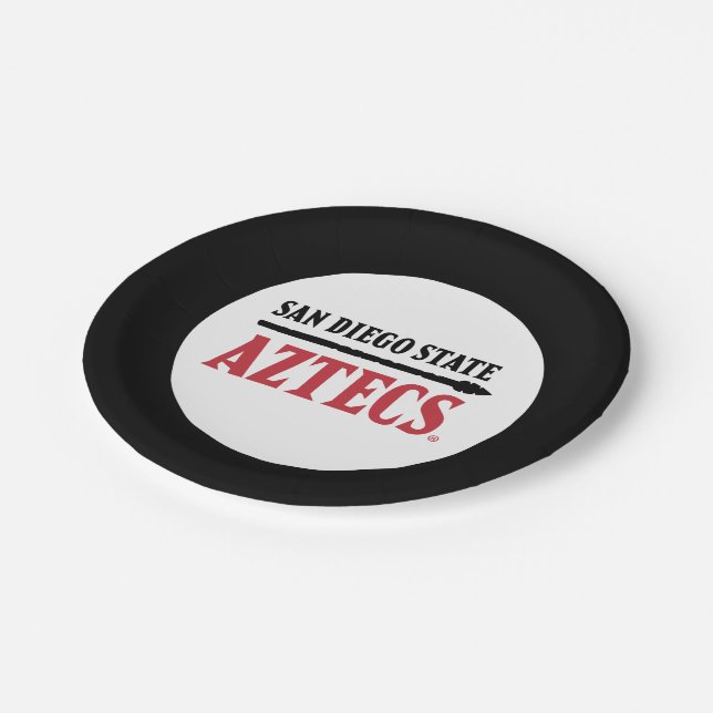 San Diego State Aztecs Paper Plates (Angled)