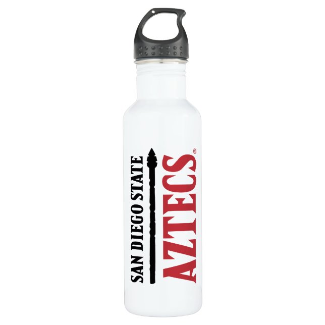 San Diego State Aztecs Stainless Steel Water Bottle (Front)