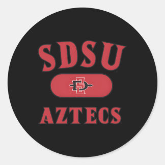 San Diego State Aztecs Varsity Classic Round Sticker