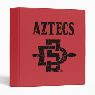 San Diego State Aztecs Vintage 3 Ring Binder