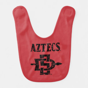 San Diego State Aztecs Vintage Baby Bib