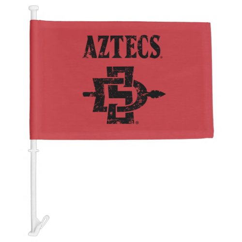 San Diego State Aztecs Vintage Car Flag