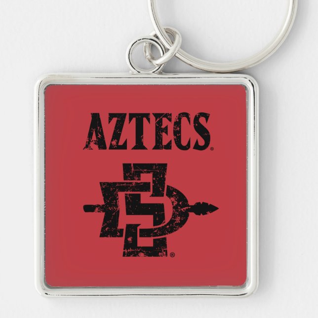 San Diego State Aztecs Vintage Keychain (Front)