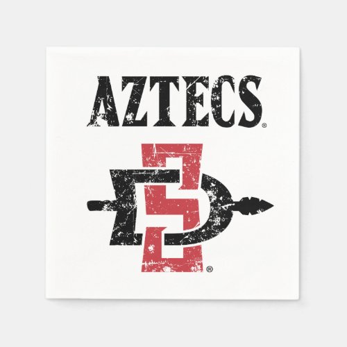 San Diego State Aztecs Vintage Napkins
