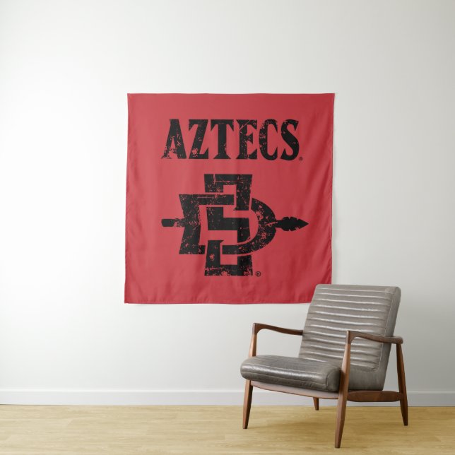 San Diego State Aztecs Vintage Tapestry (In Situ)