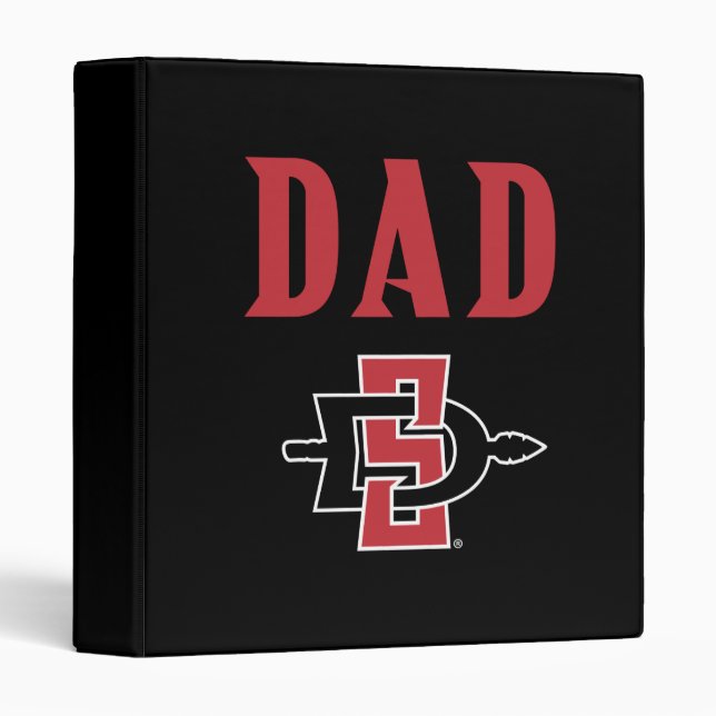 San Diego State Dad 3 Ring Binder (Front/Spine)