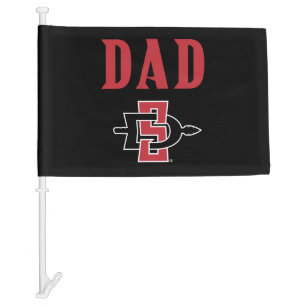 San Diego State Dad Car Flag