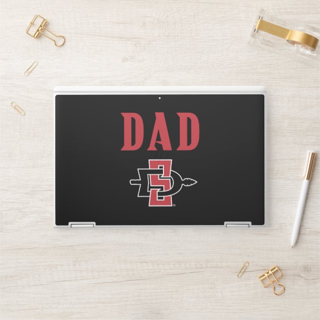 San Diego State Dad HP Laptop Skin (Desk)