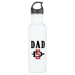 San Diego State Dad Stainless Steel Water Bottle