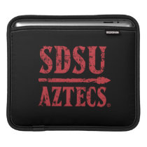 San Diego State Logo and Wordmark iPad Sleeve