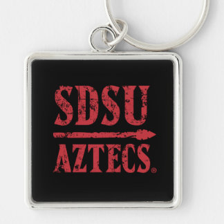 San Diego State Logo and Wordmark Keychain