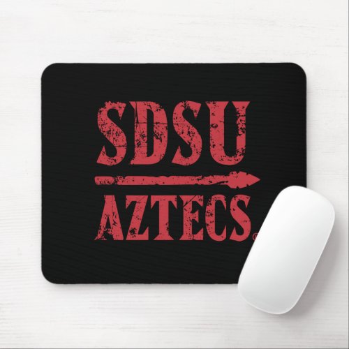 San Diego State Logo and Wordmark Mouse Pad