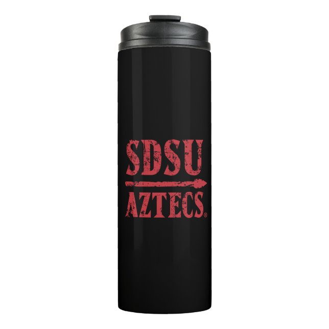 San Diego State Logo and Wordmark Thermal Tumbler (Front)