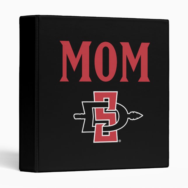 San Diego State Mom 3 Ring Binder (Front/Spine)