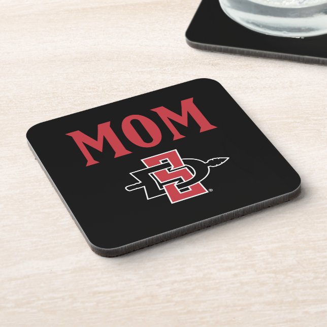 San Diego State Mom Beverage Coaster (Left Side)