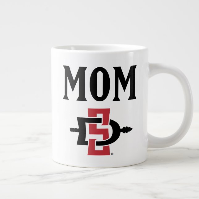 San Diego State Mom Giant Coffee Mug (Right)
