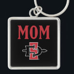 San Diego State Mom Keychain<br><div class="desc">Check out these San Diego State designs! Show off your Aztec pride with these new University products. These make the perfect gifts for the San Diego student, alumni, family, friend or fan in your life. All of these Zazzle products are customizable with your name, class year, or club. Go SDSU!...</div>