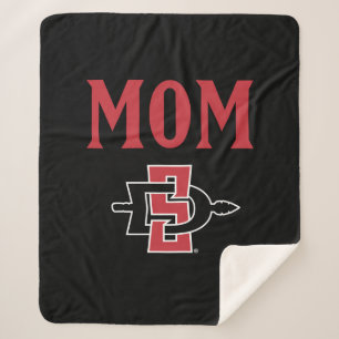 San Diego State Mom Sherpa Blanket