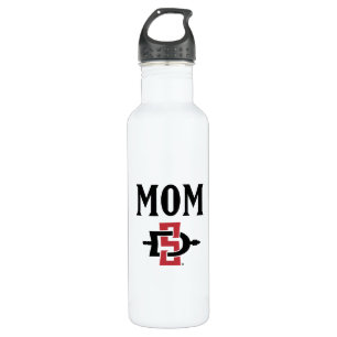 San Diego State Mom Stainless Steel Water Bottle
