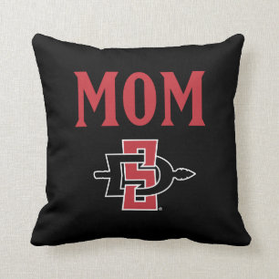 San Diego State Mom Throw Pillow