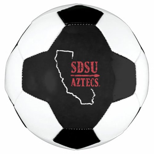 San Diego State State Love Soccer Ball