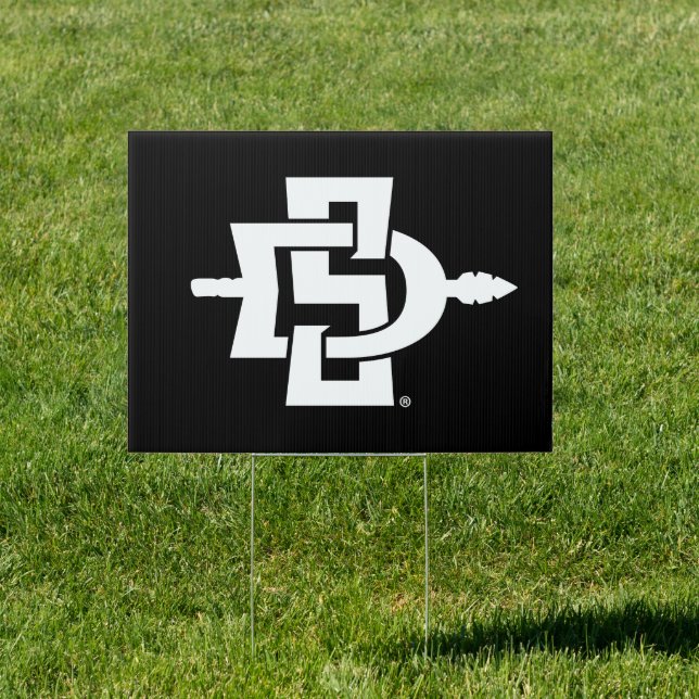 San Diego State University Aztecs Spear Logo Sign (Insitu)