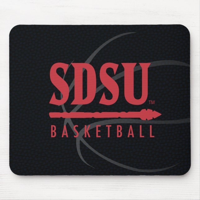 San Diego State University Basketball.ai Mouse Pad (Front)