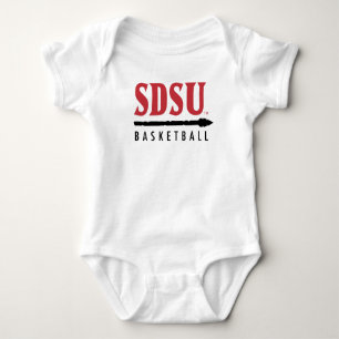 San Diego State University Basketball Baby Bodysuit