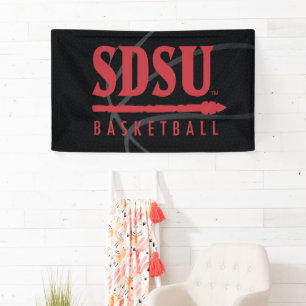San Diego State University Basketball Banner