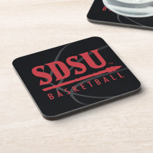 San Diego State University Basketball Beverage Coaster